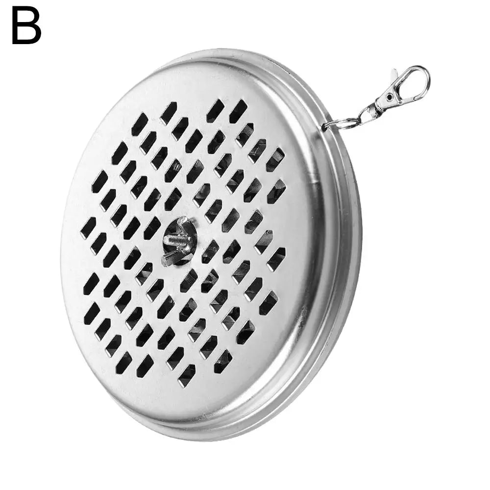Stainless Steel Mosquito Coil Holder &ndash; Space-Saving Hangable Design B