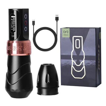 YILONG MAX Tattoo Machine Cartridge Pen &ndash; 2400mAh Battery frosted black gold
