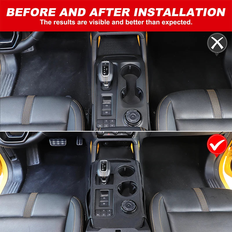 Ford Ranger 2023 2025 Centralna Kontrola Skórzana Naklejka