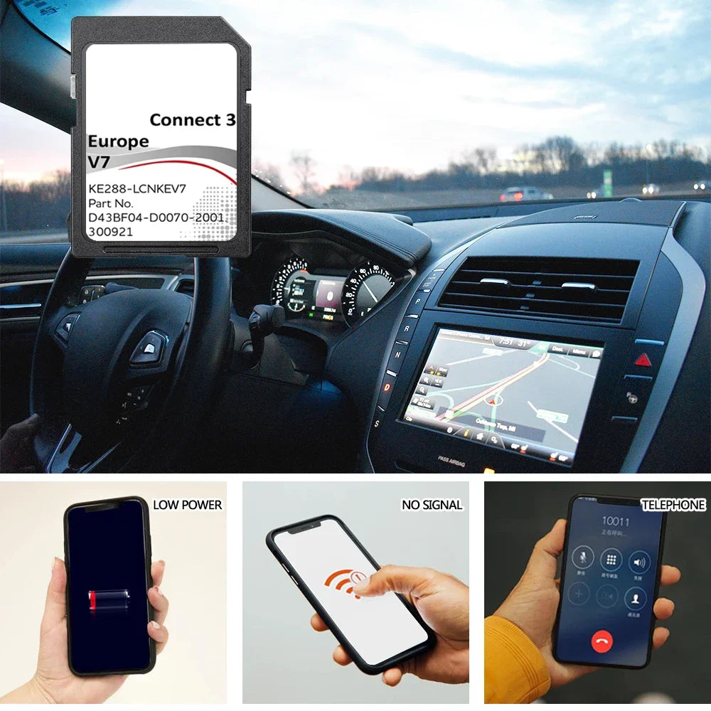 For Nissan JUKE 2016 2017 CONNECT3 V7 - Portugal Maps