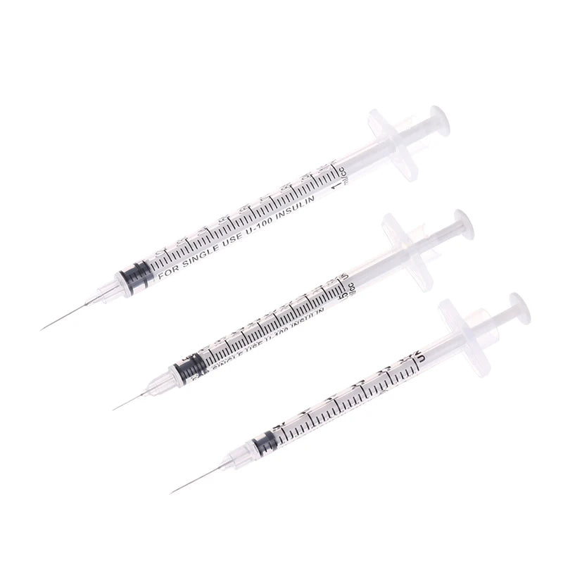 5Pcs 0.3/0.5/1ML Veterinary Insulin Syringes &ndash; Sterile
