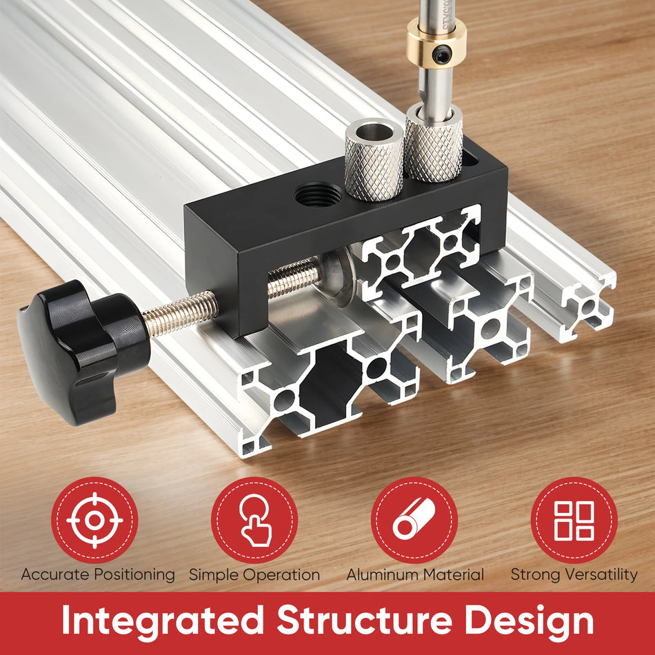 Ferramenta de Punção de Buraco Rebaixado em Alumínio para 2020 2040