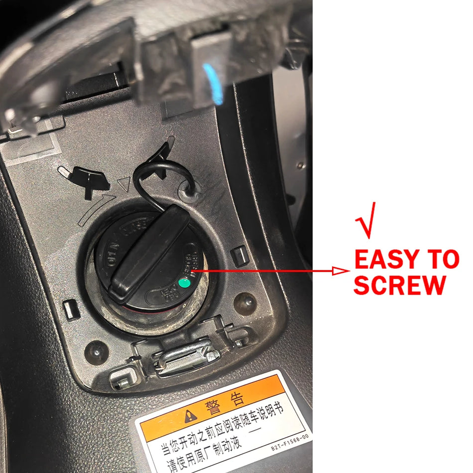 Yamaha XMAX Tank Cover Cap for Oil and Fuel, Easy To Twist, Black, Fits XMAX 125 250 300 400