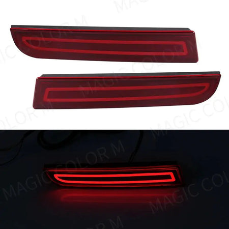 LED Rear Bumper Reflector Lights For Mitsubishi Lancer Evo Evolution ASX Outlander Sport RVR Dynamic Turn Signal Tail Brake Lamp by InterCyprus Trading Ltd