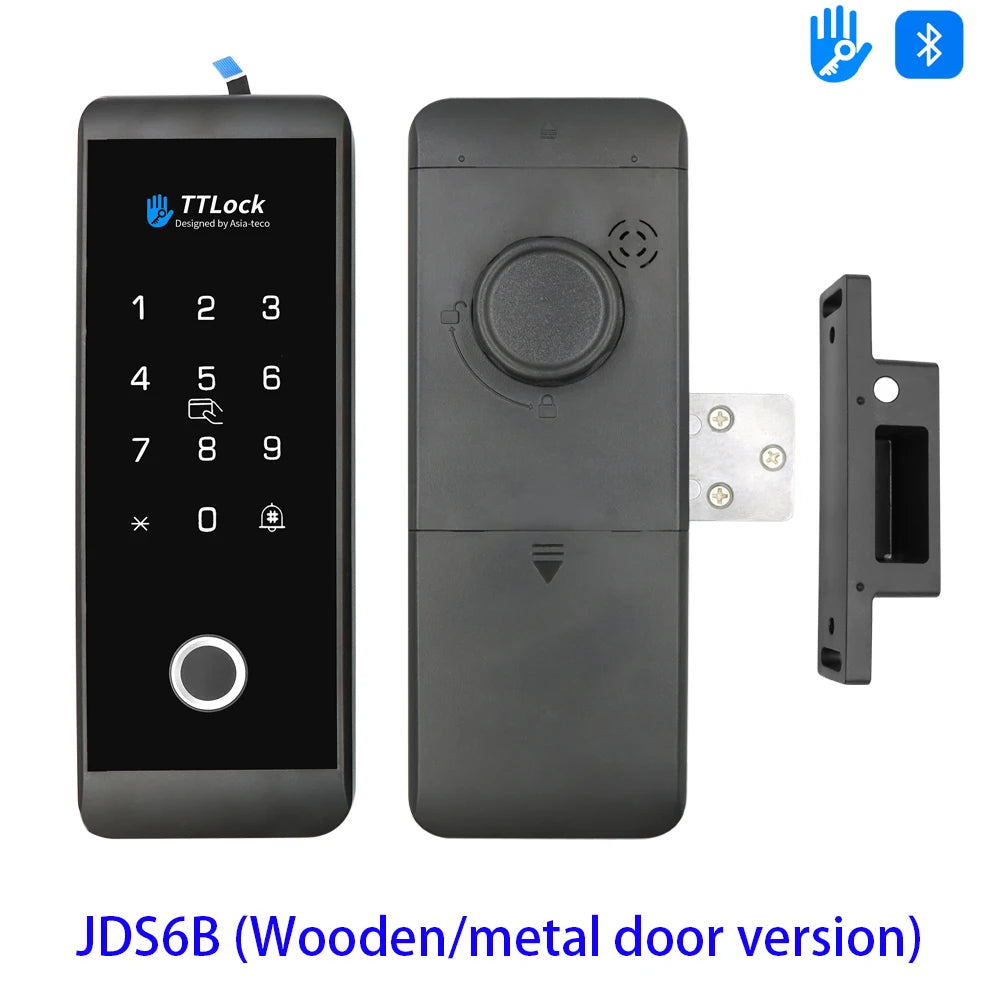 Bluetooth TTLOCK Glass Door Lock &ndash; Biometric Access JDS6B-ttlock