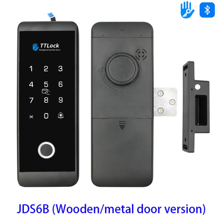 Bluetooth TTLOCK Glass Door Lock &ndash; Biometric Access JDS6B-ttlock