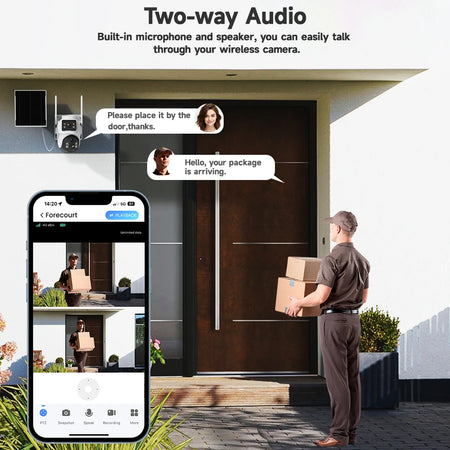 V380 8MP Dual Lens Outdoor Camera