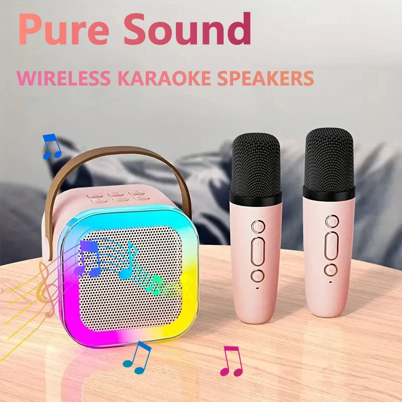 Portable Wireless Karaoke Speaker &ndash; RGB LED Lights Included