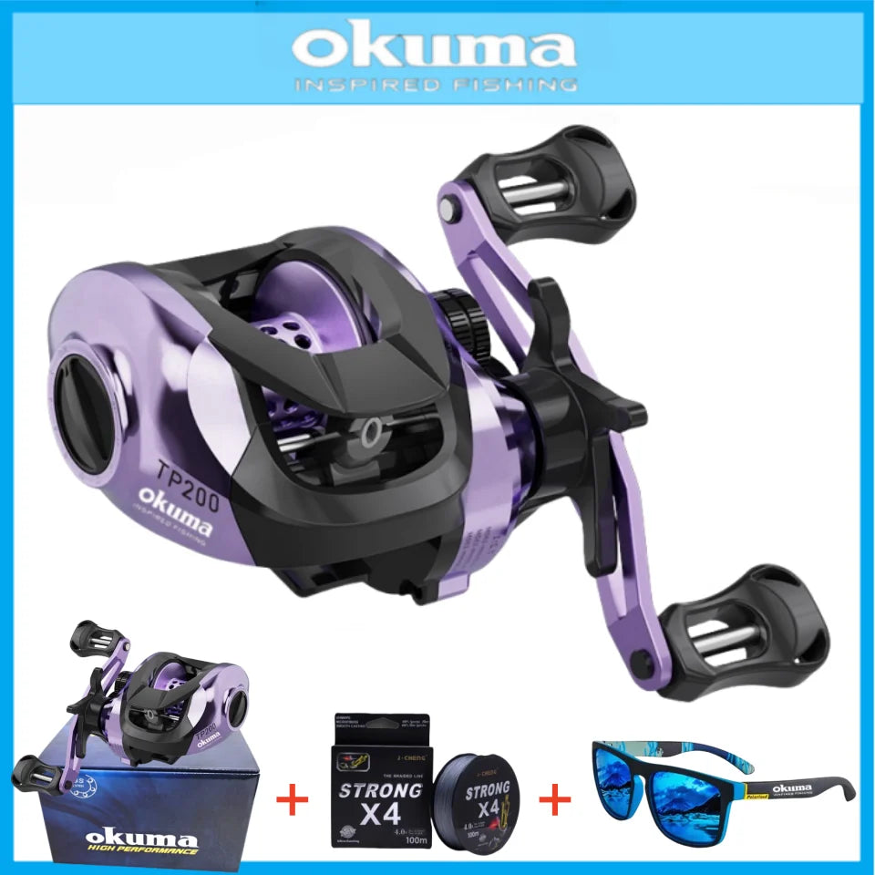 Okuma High-Speed Baitcast Reel 7.2:1 - Ultra Lightweight &amp; Durable