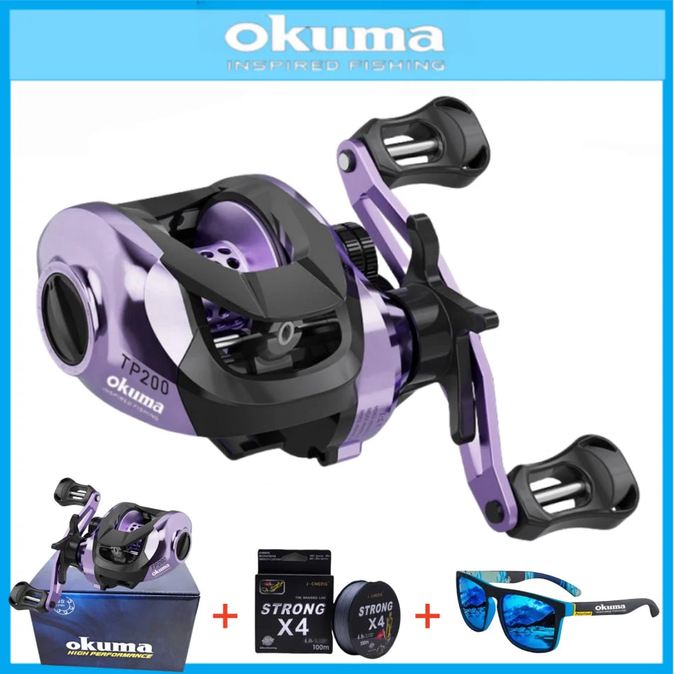 Okuma High-Speed Baitcast Reel 7.2:1 - Ultra Lightweight &amp; Durable