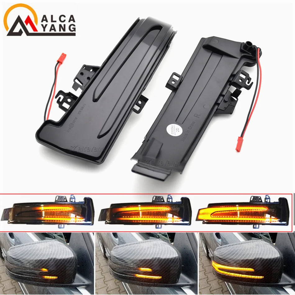 LED динамични мигачи за странични огледала за Mercedes-Benz W204 C E S W176 W212 CLS