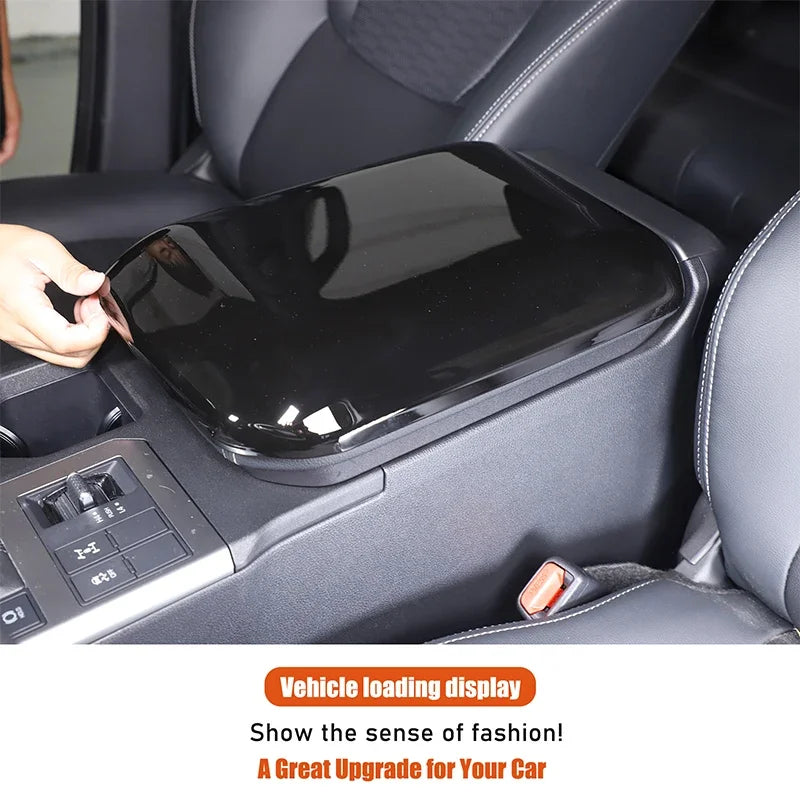 Copertura per bracciolo interno in fibra di carbonio ABS per Prado LC250