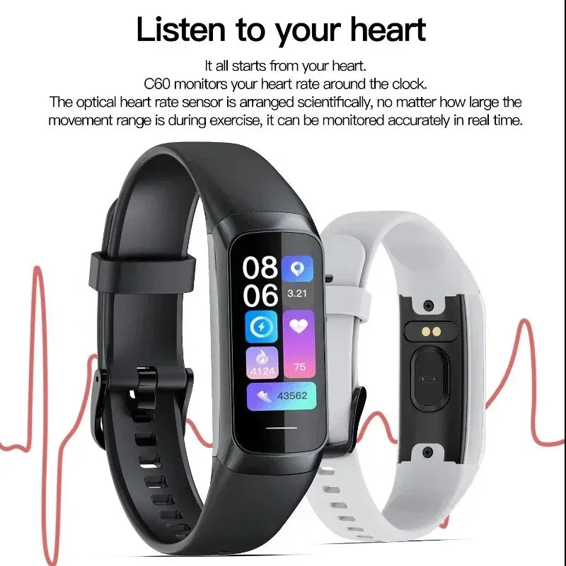 Amoled Color Screen Smart Watch &ndash; Heart Rate And SpO2