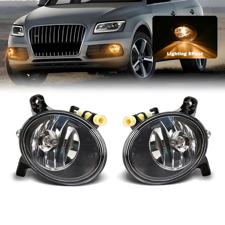 For Audi Q5 A4 B8 S4 A4 Allroad 2008 2009 2010 2011 2012 Car Fog Lamps DRL Daytime Running Lights Halogen 8KD941699A 8KD941700A by InterCyprus Trading Ltd
