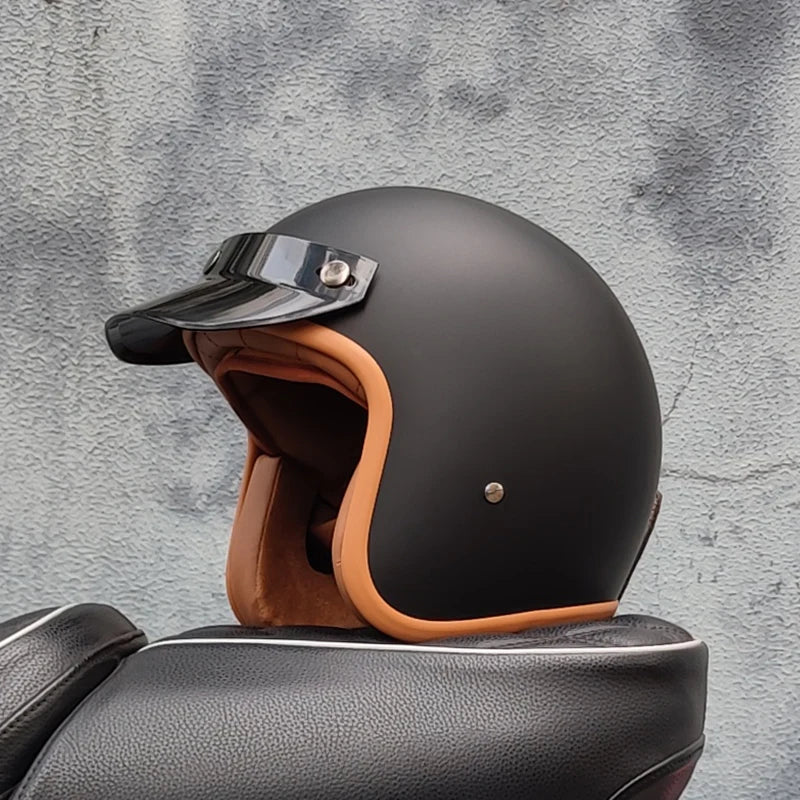 ORZ Retro Half Open Motorcycle Helmet &ndash; Lightweight Comfort