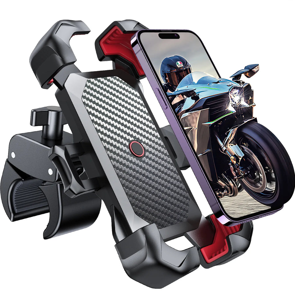 🟠 Joyroom 360° View Universal Bike Phone Holder Bicycle Phone Holder for 4.7-7 inch Mobile Phone Stand Shockproof Bracket GPS Clip