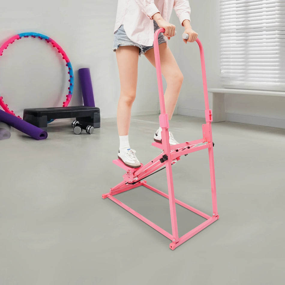 Beyaz Pembe Merdiven Alet Ayarlanabilir 3 Dişli Ev Spor Makinesi