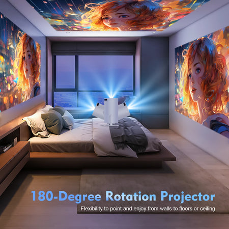 Magcubic HY300 Pro 4K Android Projector with Dual WiFi6 and Bluetooth 5.0