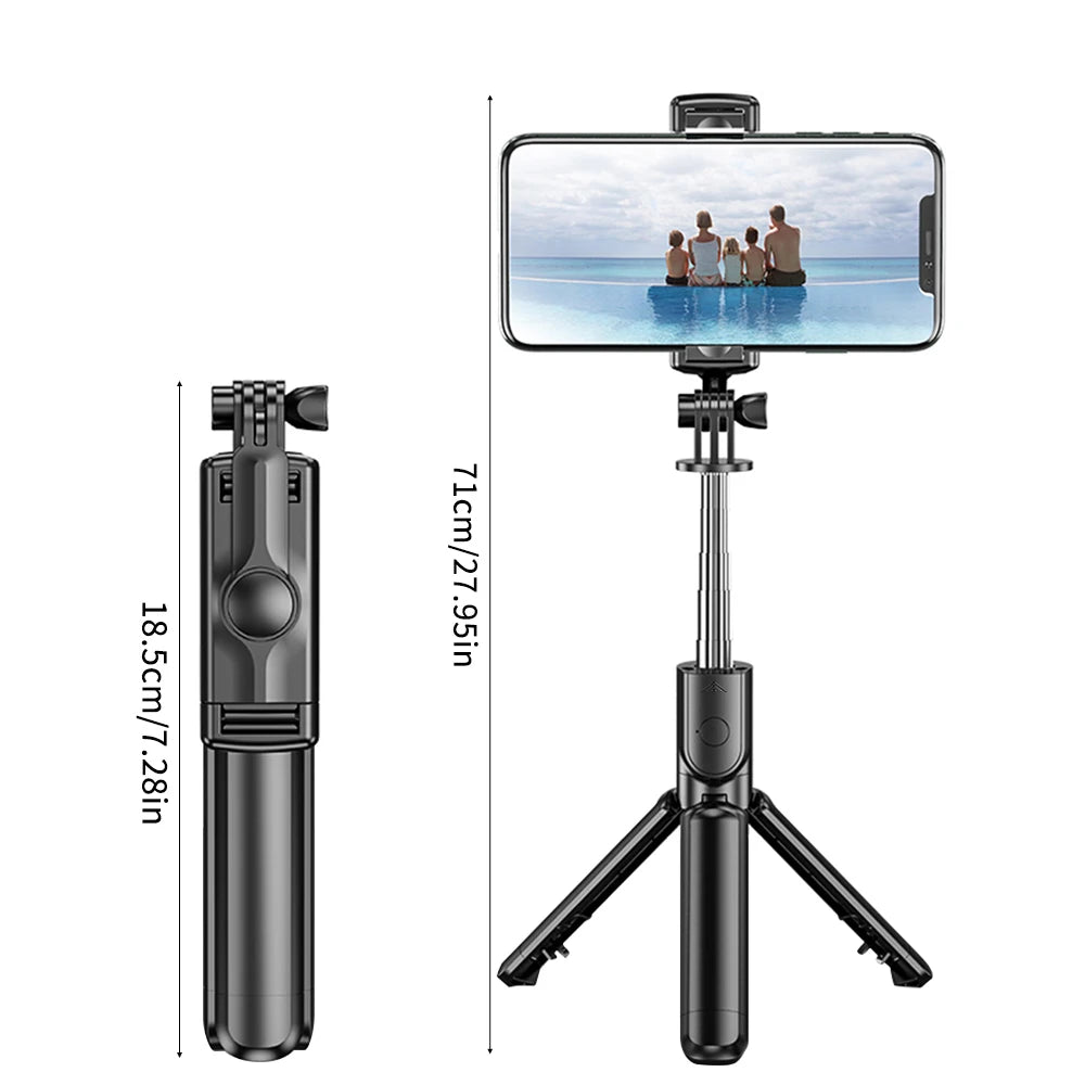 CrownQu Wireless Selfie Stick Tripod &ndash; Multifunctional Design for Ultimate Flexibility