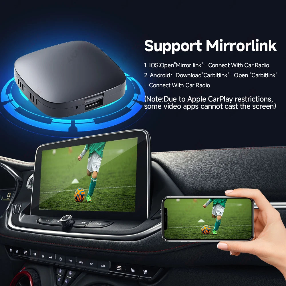 Android Smart 3in1 AI Box 2GB 32GB - Wireless CarPlay