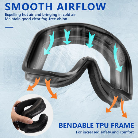 KAPVOE K0705 Goggles &ndash; Photochromic UV Protection for Sports