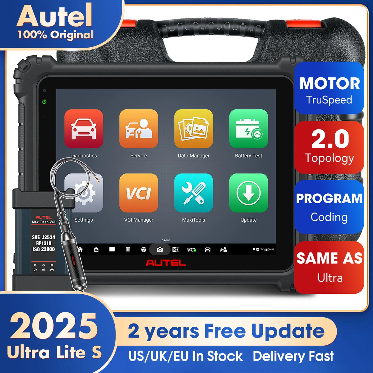 Autel MaxiCOM Ultra Lite S Diagnostic Tablet &ndash; ECU Coding
