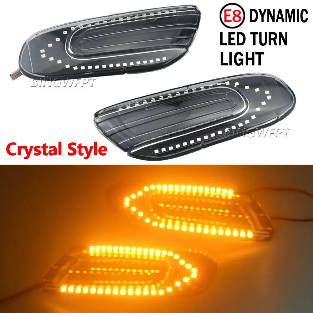 2pcs For Mini Cooper One F55 F56 F57 Dynamic Sequential LED Fender Marker Light Side Marker Lamp Indicator Turn Signal Light by InterCyprus Trading Ltd