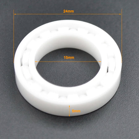 Full Ceramic Bearing 6800 Zirconia ZrO2 - Ultra Lightweight 6802 15X24X5mm / CHINA