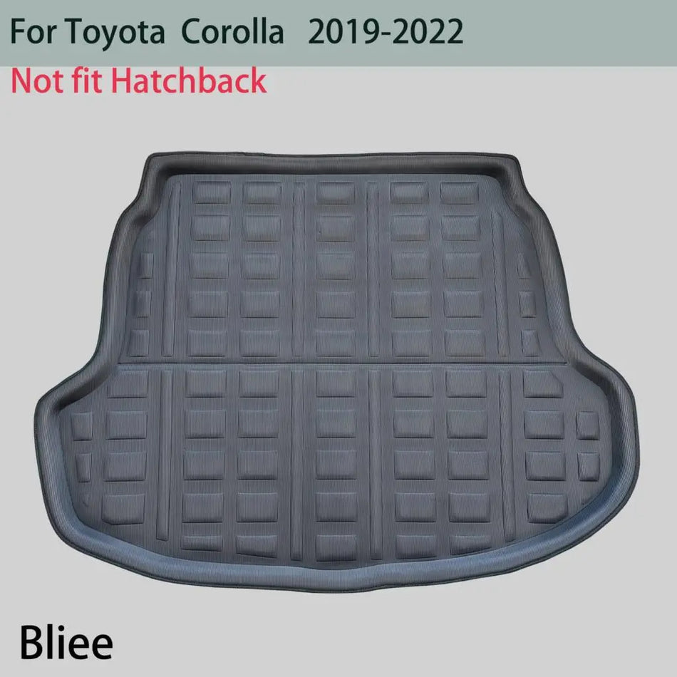 Toyota Corolla E210 Rear Trunk Mat EVA 3D Boot Liner Black