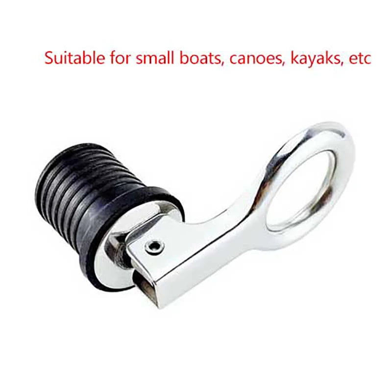 Adjustable 25MM Marine Drain Plug &ndash; Stainless Steel &amp; Rubber