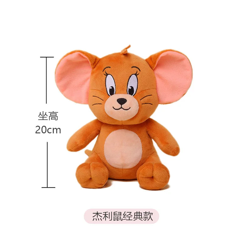 Tom and Jerry Plush Toys - Adorable Stuffed Dolls for Kids 20cm Classic-Jerry