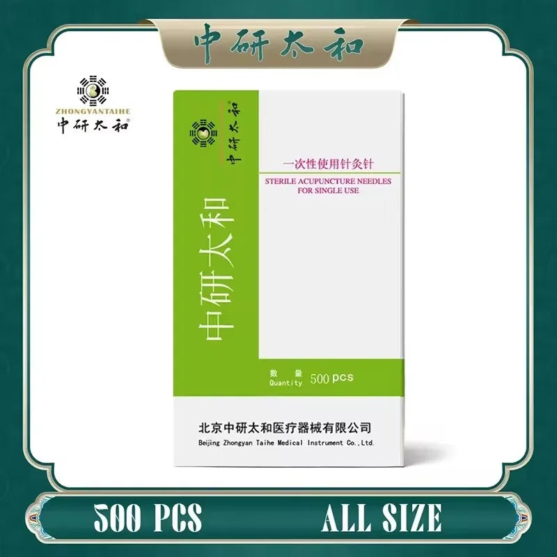 Ace de acupunctură Zhongyan Taihe cu tub, dimensiuni sterile