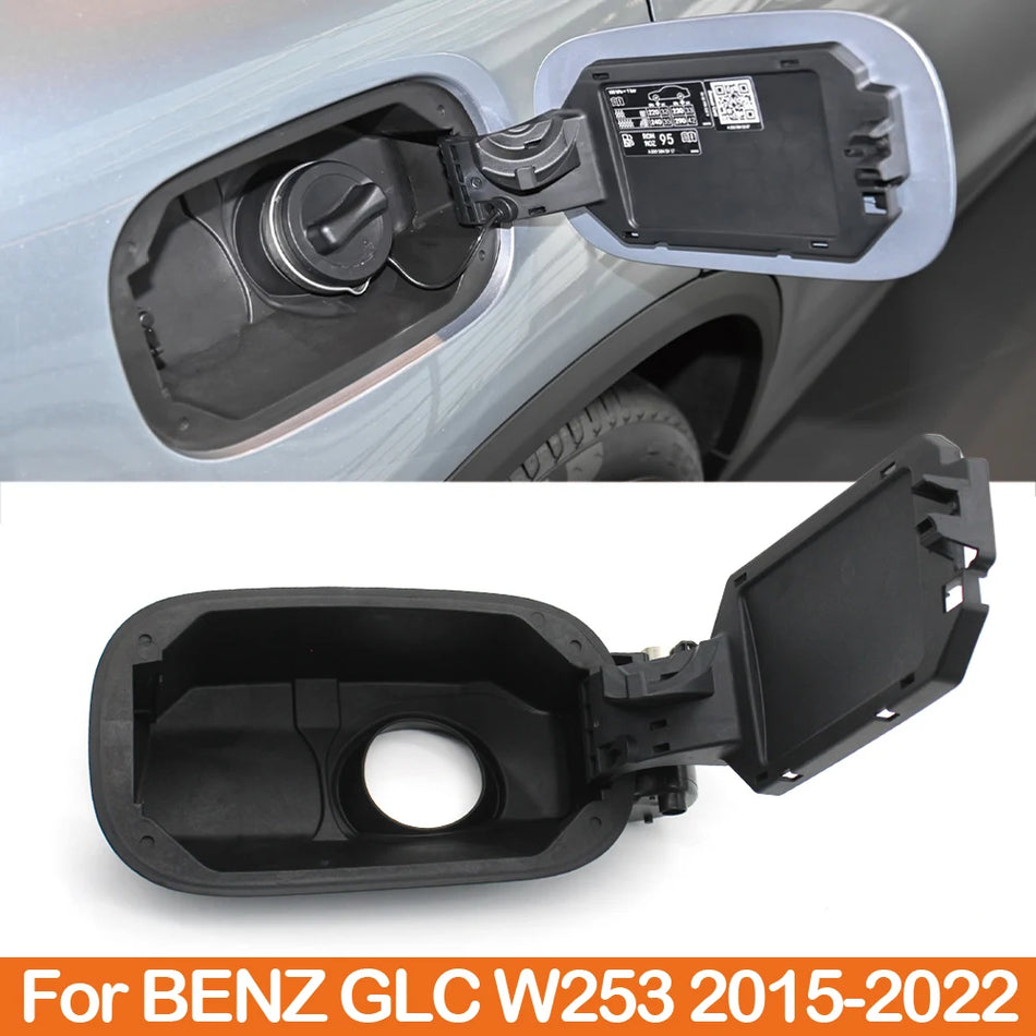Exterior Fuel Tank Cap Cover Assembly for Mercedes-Benz GLC W253 2015-2022 PC ABS