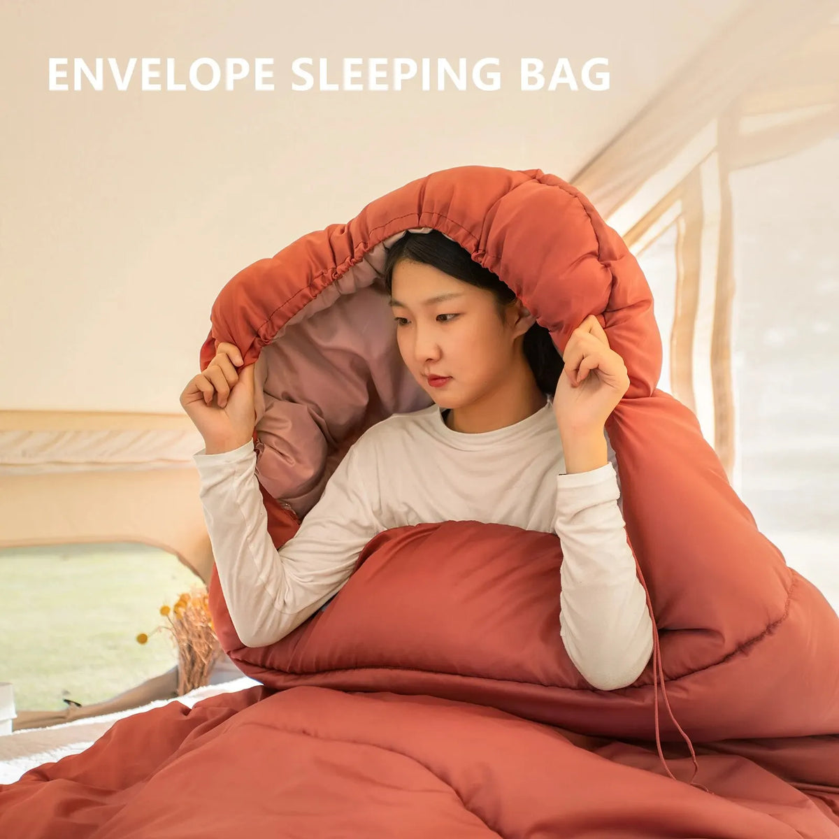 BISINNA Large Camping Sleeping Bag &ndash; Ultimate Comfort for Outdoor Adventures