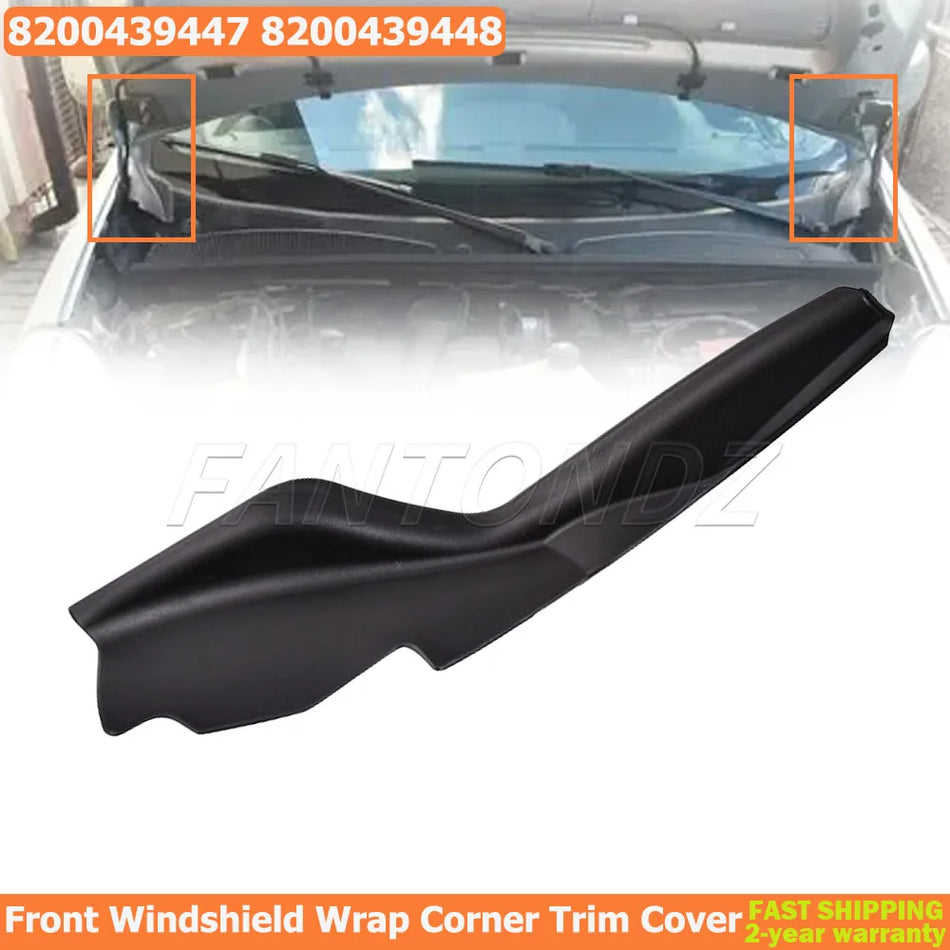 Cubierta lateral inferior de plástico para parabrisas para Renault Kangoo Mk3