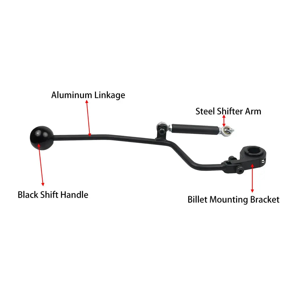 Hand Shifter for Can-Am Ryker 600 900 2019-2025 Models Forward/Reverse Shifter Kit Black Gear Shift Assembly by InterCyprus Trading Ltd
