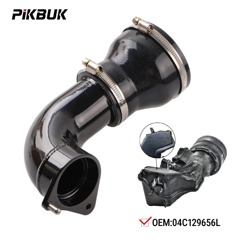 PIKBUK High-Flow Turbo Inlet Pipe for Volkswagen Audi Seat Skoda 1.0TSI Part Number 04C129656L Performance Upgrade Auto Part by InterCyprus Trading Ltd