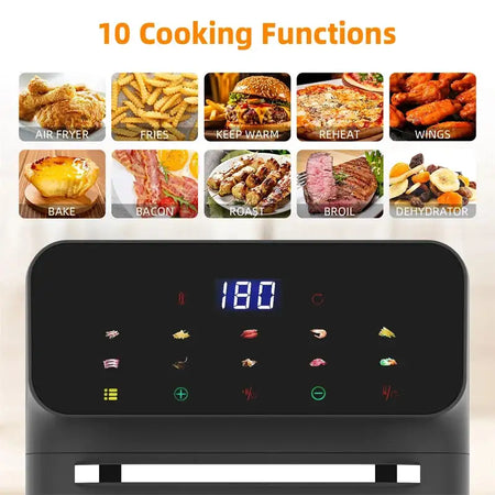 10L Large Capacity Oil Free Air Fryer Convection Oven