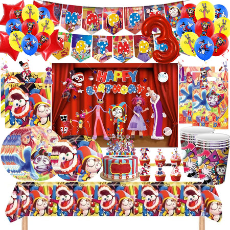 The Amazing Digital Circus Birthday Party Decorations Set