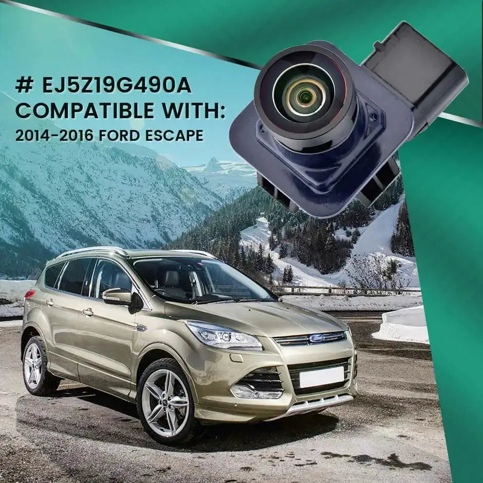 Rear View Backup Camera With Guide Lines For Ford Escape 2013-2017 by InterCyprus Trading Ltd