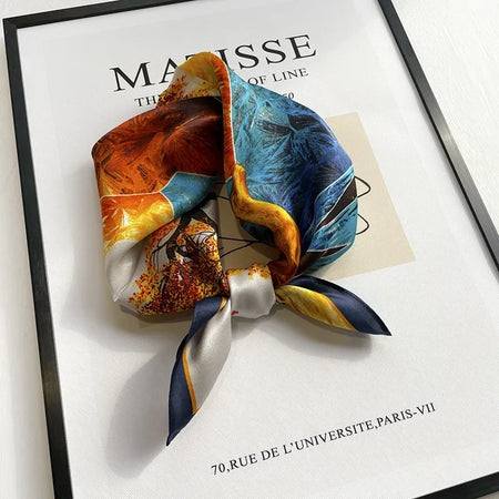 YIMOERSS Silk Bandana Scarf &ndash; Luxurious 100% Real Silk