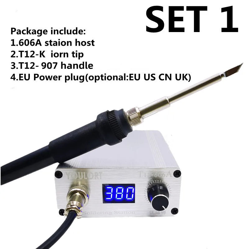 T12 75W Digital Soldering Iron Station &ndash; Temperature Ctrl
