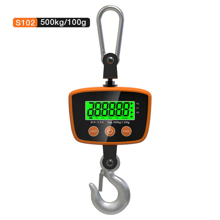 Heavy Duty Crane Scale 300Kg 500Kg WH-C04 &ndash; LCD Display 500kg 100g