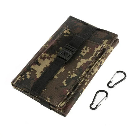 20W Foldable Solar Panel 5V USB Charger &ndash; Portable Power Army Green