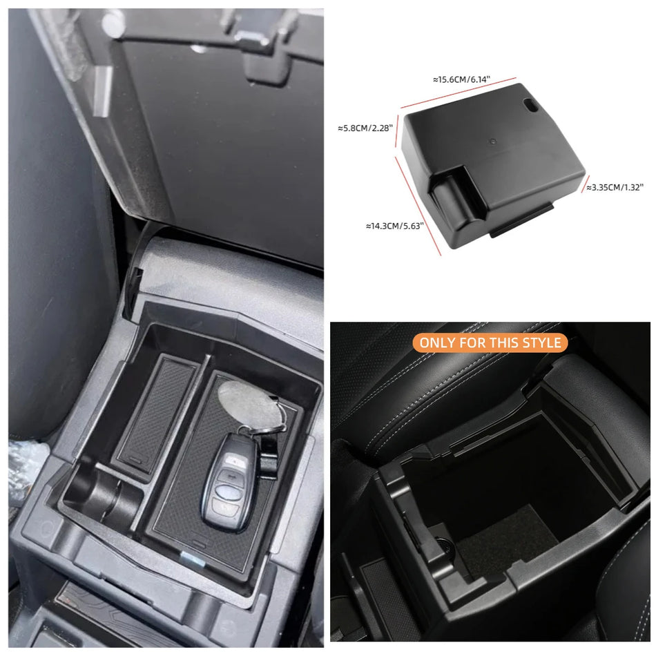 Subaru Forester Center Console Organizer Tray with Premium ABS Plastic