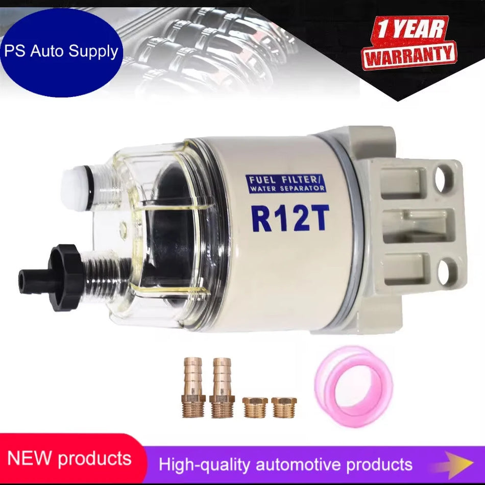 R12T Dyzelinio Kuro Filtras Vandens Separatorius Pagamintas iš Aliuminio Racor 120AT 120AS
