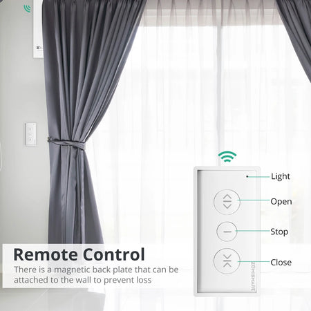 Zemismart Matter Over Thread Smart Curtain Motor Google Home App Samrtthings App Control Automatic Curtain System