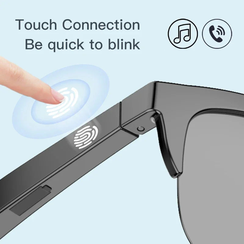 VIKEFON Smart Bluetooth V5.3 Sunglasses with HIFI Audio and UV Protection