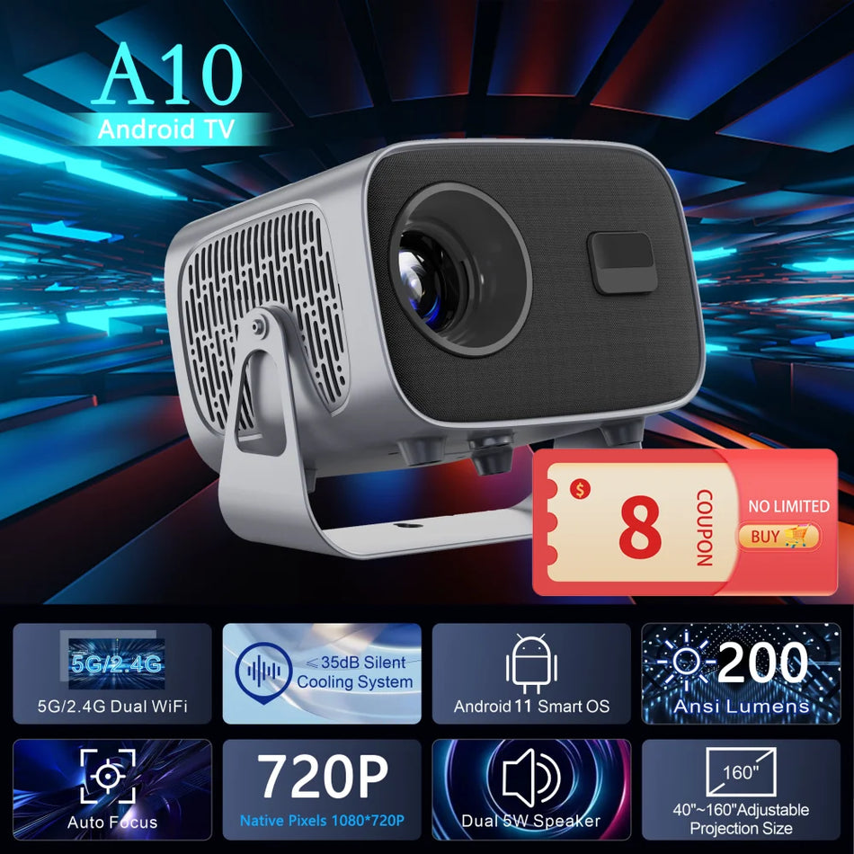 A10 Smart Portable Projector