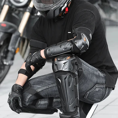 MOTOWOLF Adjustable Motorcycle Knee Protector Pads